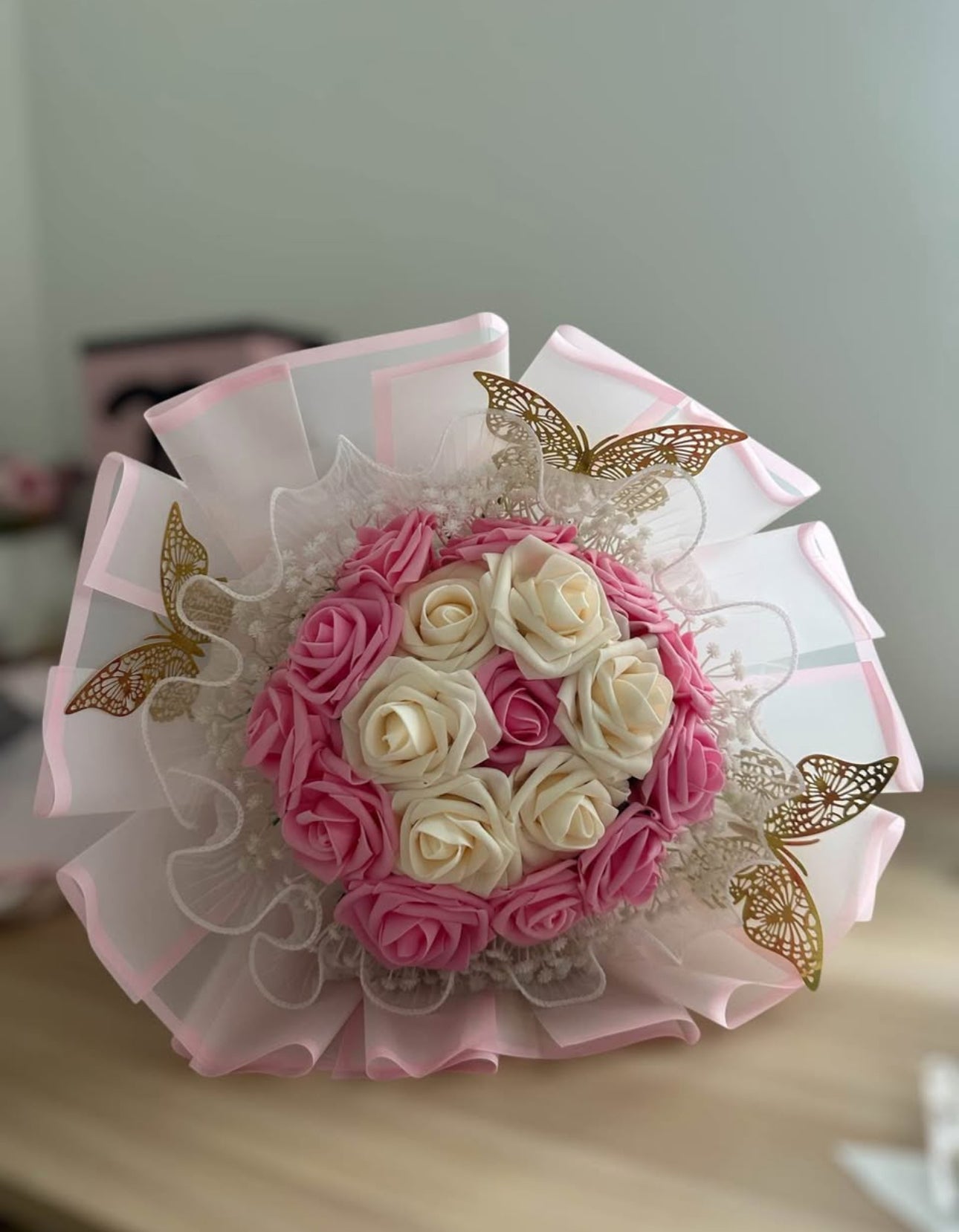 Butterfly Bloom Rose Bouquet